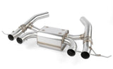 DINAN VALVED AXLE-BACK EXHAUST W/ BLACK TIPS - 2023-2024 BMW M2