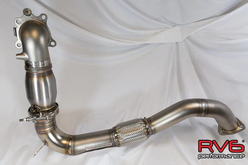 RV6 Catted Downpipe & Front Pipe Combo for 16+ Civic 1.5T